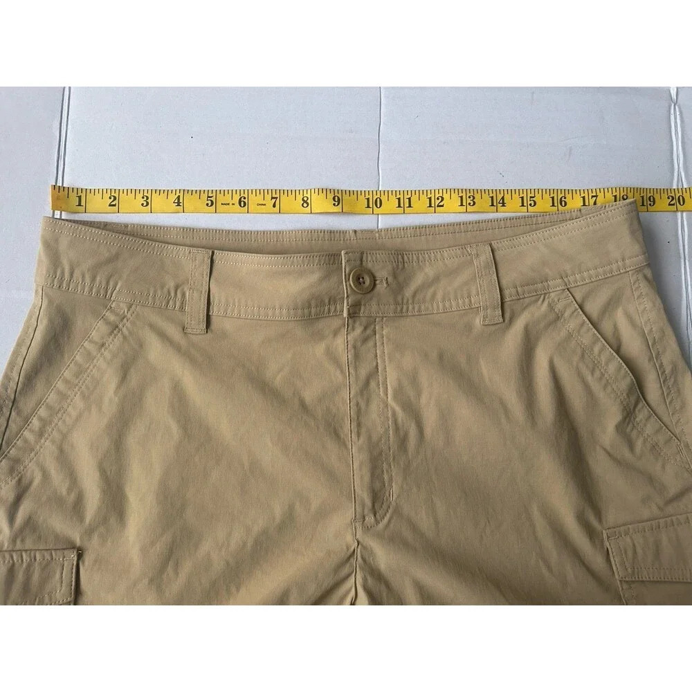 Women’s tan cargo short Nylon Stretch Camping Hiking Outdoor size 16 - Picture 4 of 6